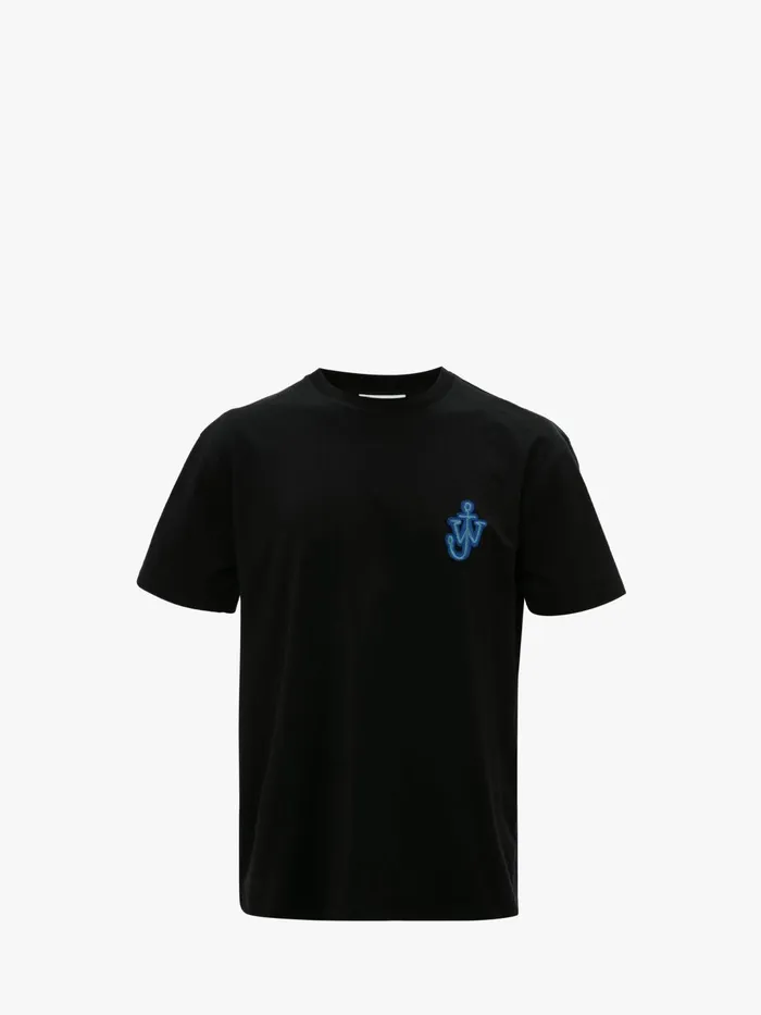 Men TShirts JW Anderson ANCHOR PATCH TSHIRT Black