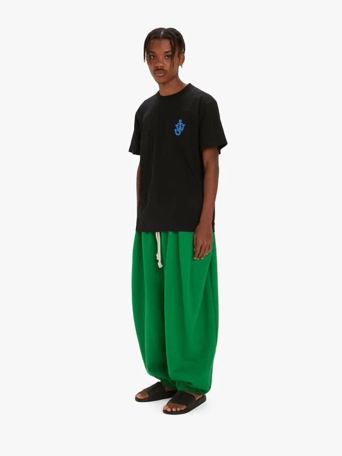Men TShirts JW Anderson ANCHOR PATCH TSHIRT Black