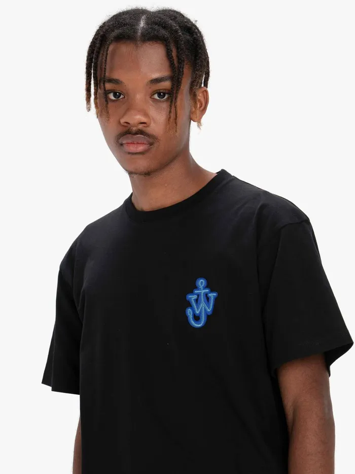 Men TShirts JW Anderson ANCHOR PATCH TSHIRT Black