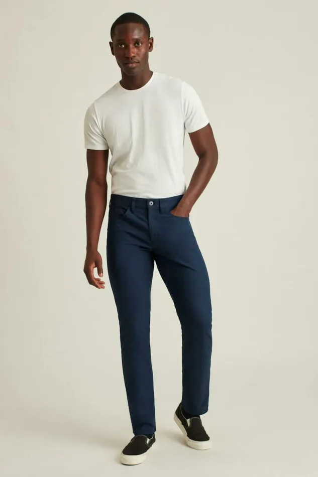 Men Tech 5Pocket Navy Bonobos Joggers and Athleisure