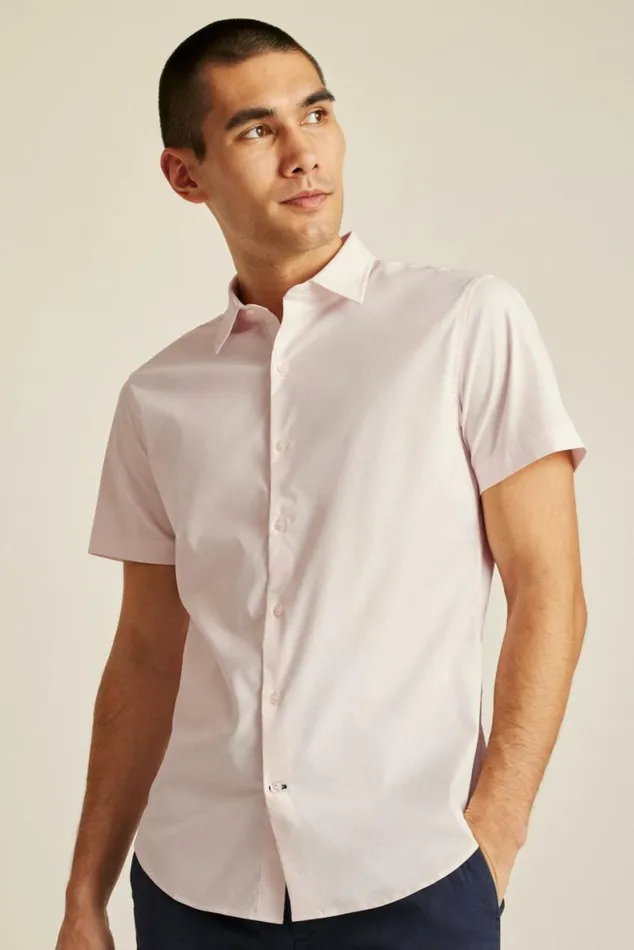 Men Tech Short Sleeve Shirt Rose Astor Geo Bonobos Short Sleeve Shirts