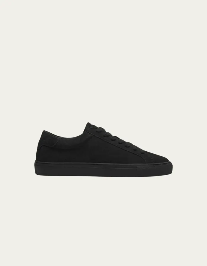 Men Teddy Suede Sneaker 8211 BlackBlack Les Deux Shoes