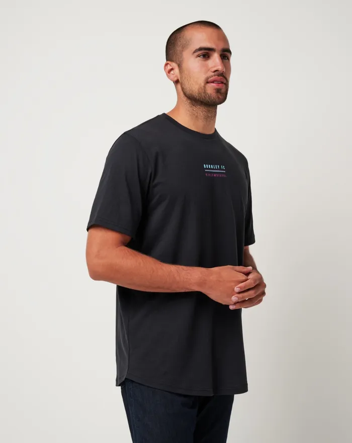 Men Tees TravisMathew BURNLEY BUY OUT TEE Black