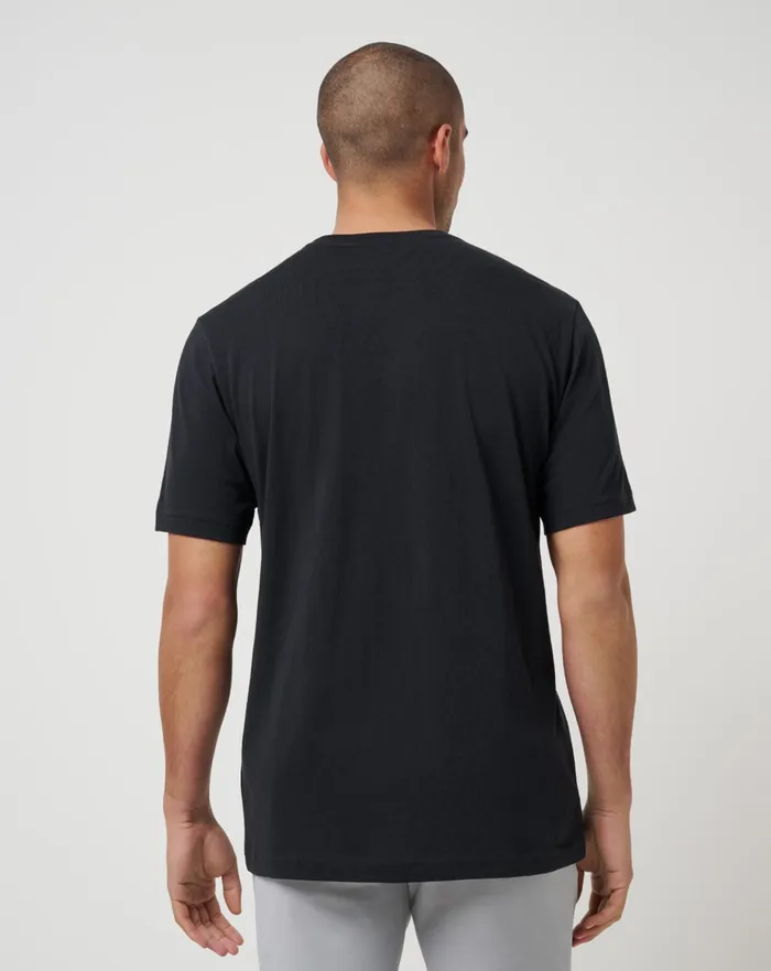 Men Tees TravisMathew LOS ANGELES DODGERS SUNSET SLAM 20 TEE Black