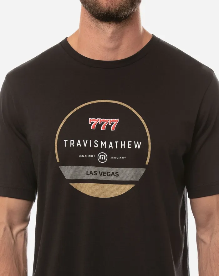 Men Tees TravisMathew THE LAKES 20 TEE Black