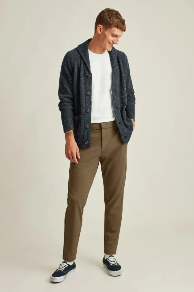 Men The All Week Flex Pant Heather Maple Bark Bonobos Joggers and Athleisure