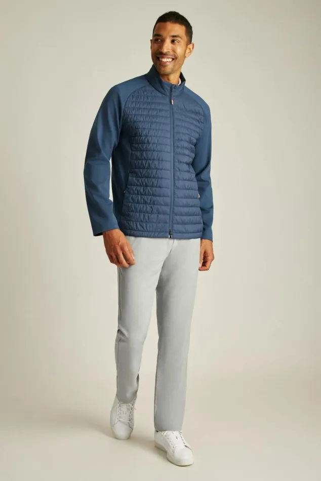 Men The Lightweight Hybrid Jacket Naval Blue Bonobos Jackets and Coats