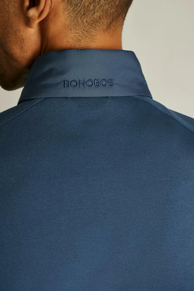 Men The Lightweight Hybrid Jacket Naval Blue Bonobos Jackets and Coats