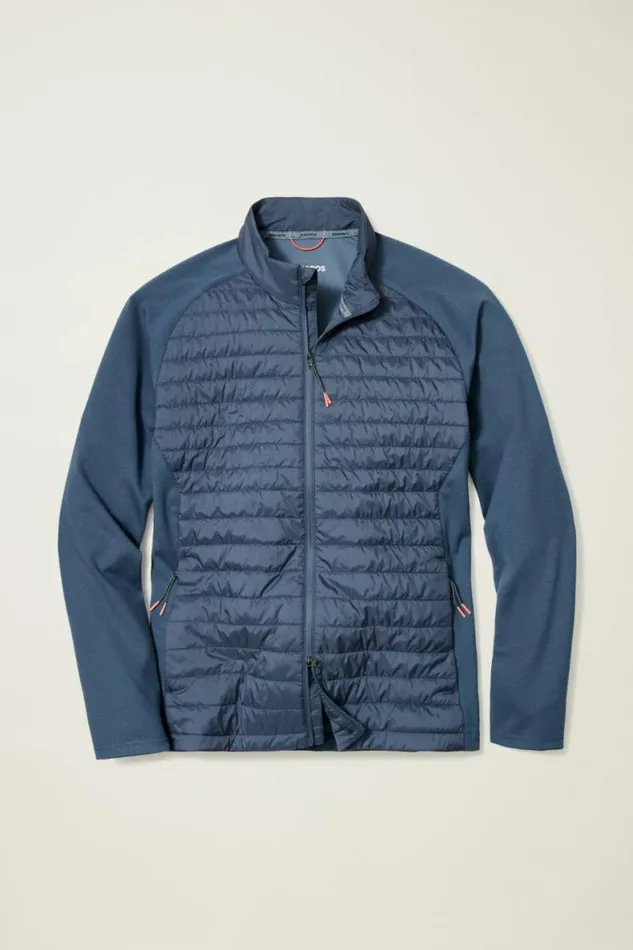 Men The Lightweight Hybrid Jacket Naval Blue Bonobos Jackets and Coats