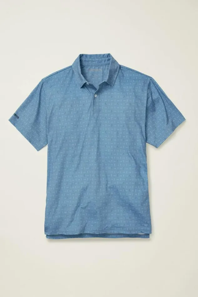 Men The Performance Golf Polo Blue Broken Tee Geo Bonobos Polos