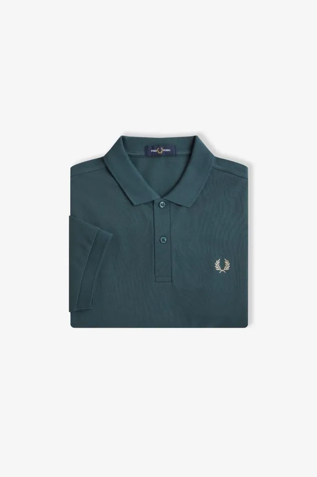 Men The ShirtM6000 Petrol Bluelight Oyster Fred Perry The Fred Perry Shirt