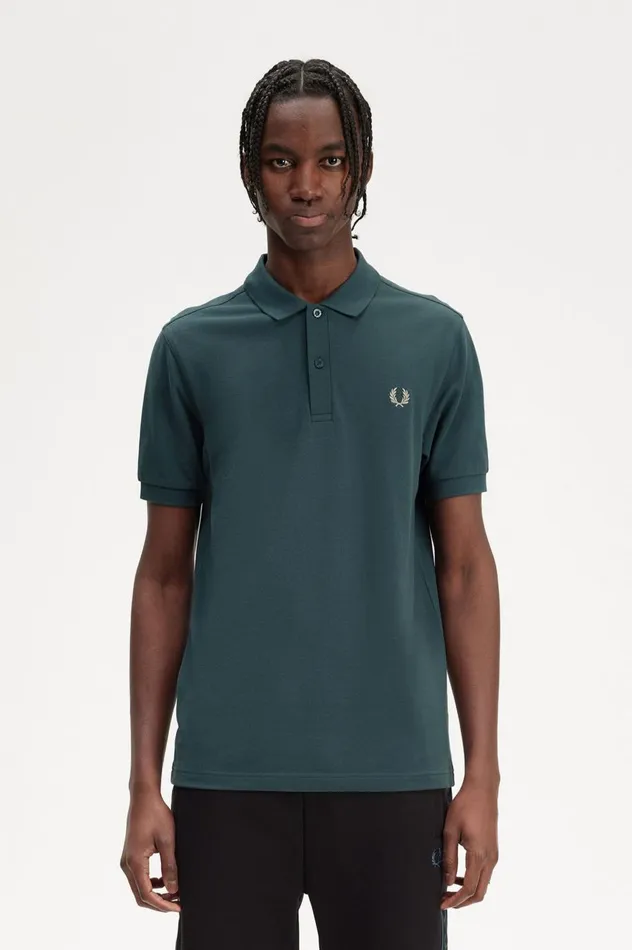 Men The ShirtM6000 Petrol Bluelight Oyster Fred Perry The Fred Perry Shirt
