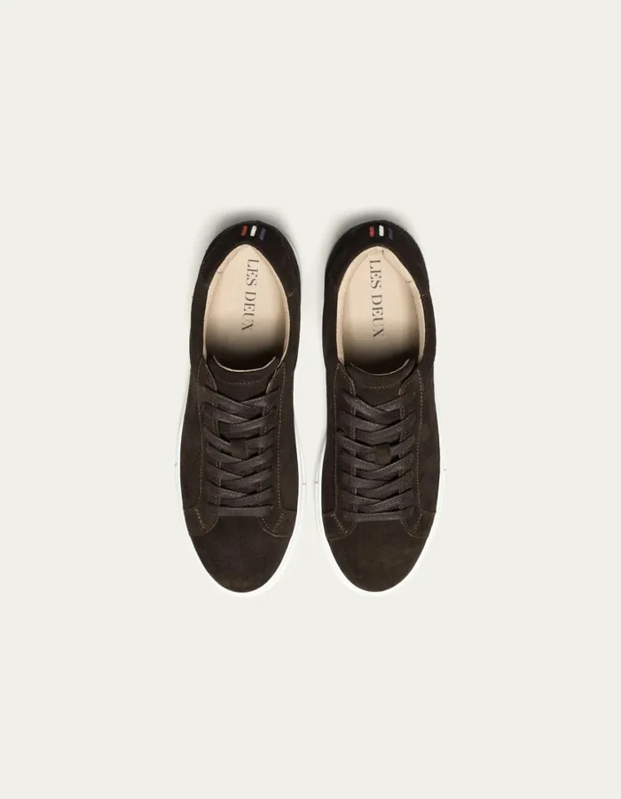 Men Theodor Suede Sneaker 8211 Coffee Brown Les Deux Shoes