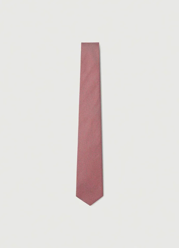 Men Ties and Pocket Squares Hackett London Check Silk Tie Red