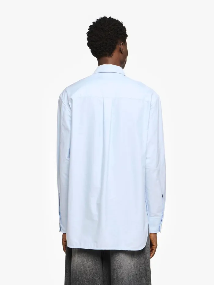 Men Tops and Shirts JW Anderson CLASSIC FIT OXFORD SHIRT Blue Men Tops and Shirts JW Anderson CLASSIC FIT OXFORD SHIRT Blue