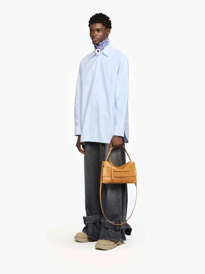 Men Tops and Shirts JW Anderson CLASSIC FIT OXFORD SHIRT Blue Men Tops and Shirts JW Anderson CLASSIC FIT OXFORD SHIRT Blue