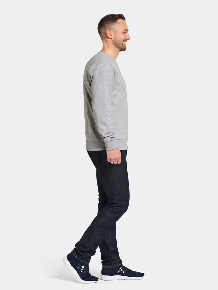 Men Tor Sweater Aluminum Melange Didriksons Hoodies and Sweatshirts