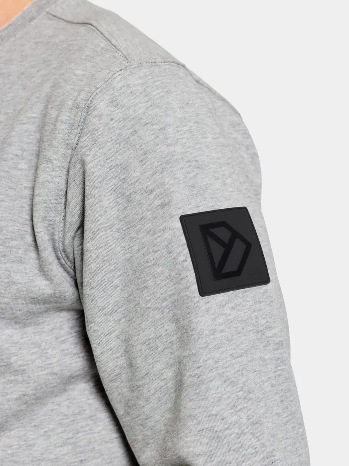 Men Tor Sweater Aluminum Melange Didriksons Hoodies and Sweatshirts