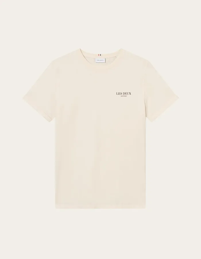 Men Toulon TShirt 8211 IvoryBlack Les Deux Tshirts