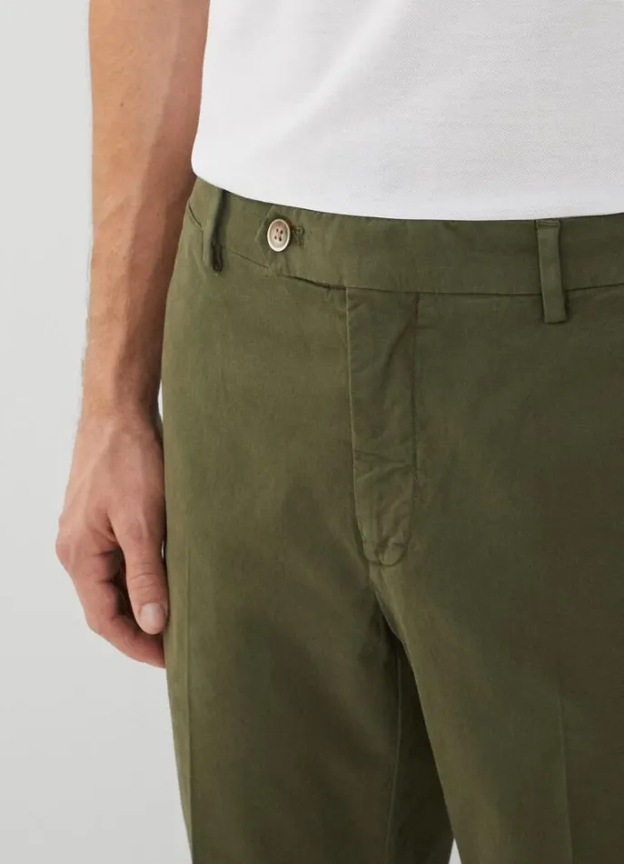 Men Trousers and Chinos Hackett London Slim Fit Kensington Chinos Khaki