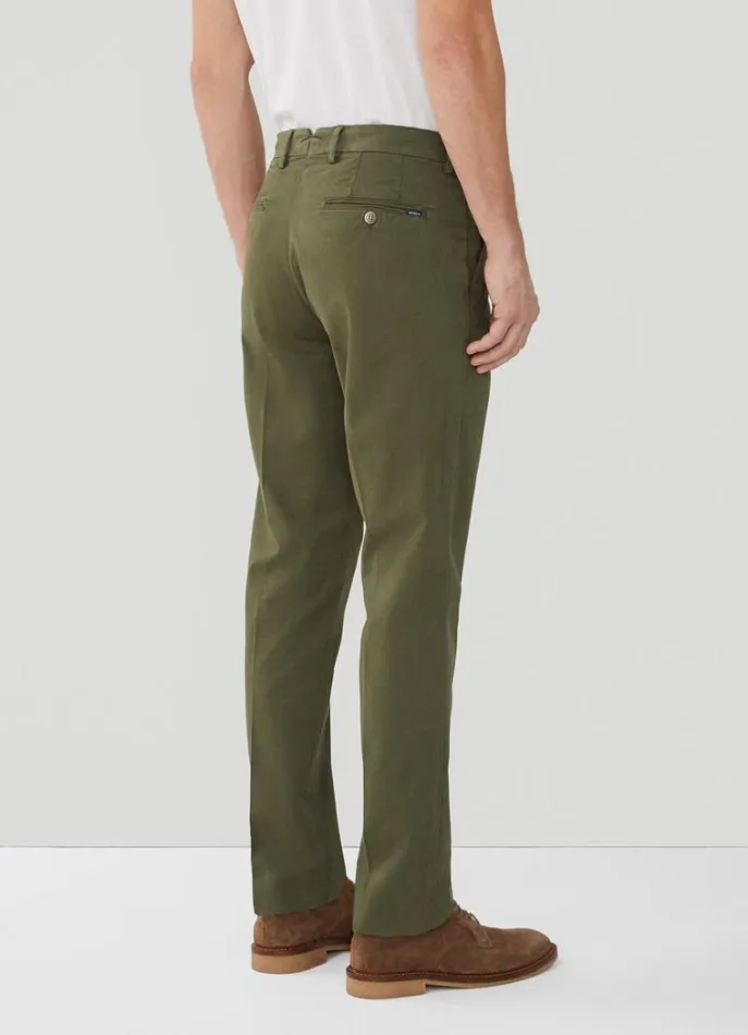 Men Trousers and Chinos Hackett London Slim Fit Kensington Chinos Khaki