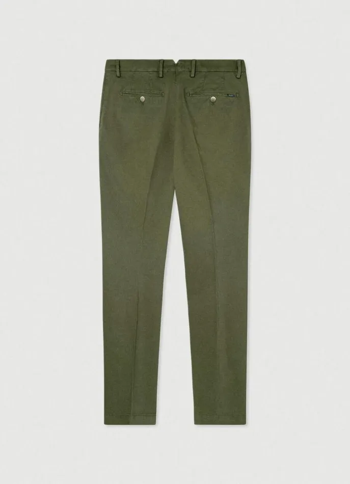 Men Trousers and Chinos Hackett London Slim Fit Kensington Chinos Khaki