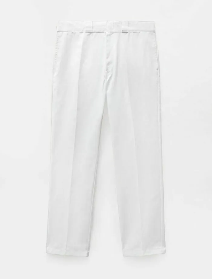 Men Trousers Dickies 874 Original Fit Work Pant White