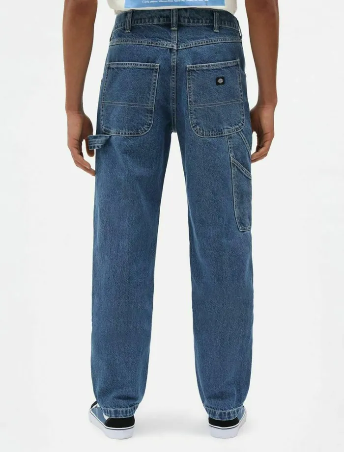 Men Trousers Dickies Garyville Denim Pant Classic Blue