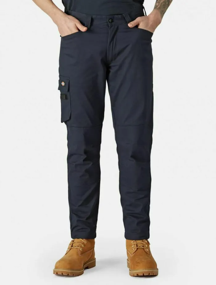 Men Trousers Dickies Lead In Flex Trousers Navy Blue