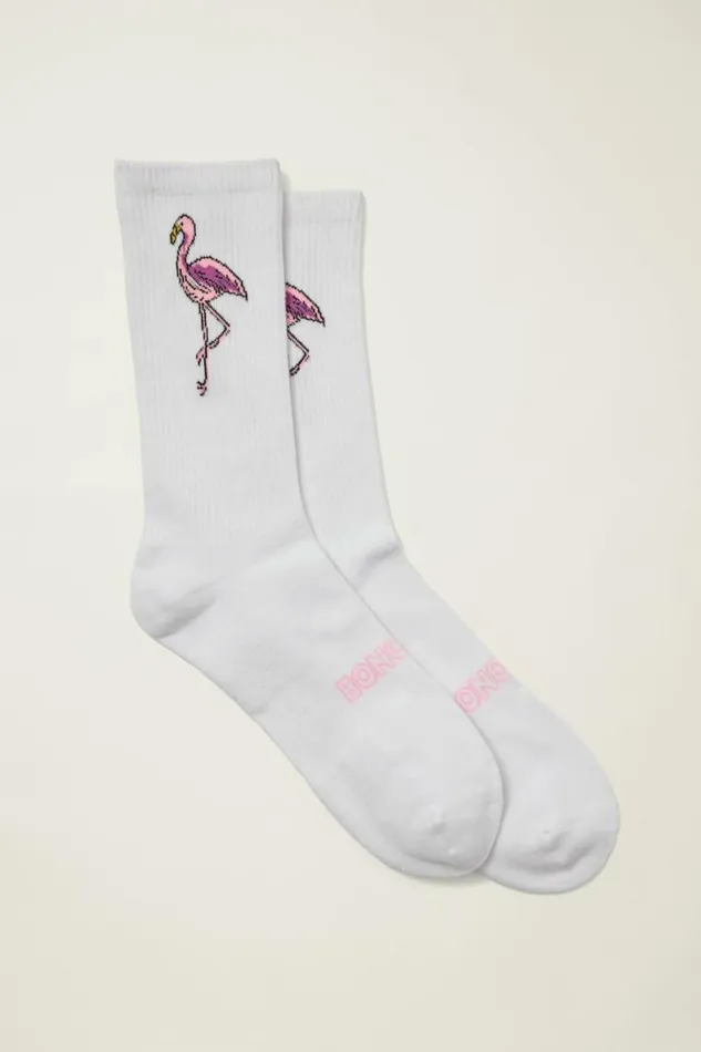 Men Tube Sock Lets Flamingle Bonobos Socks and Underwear