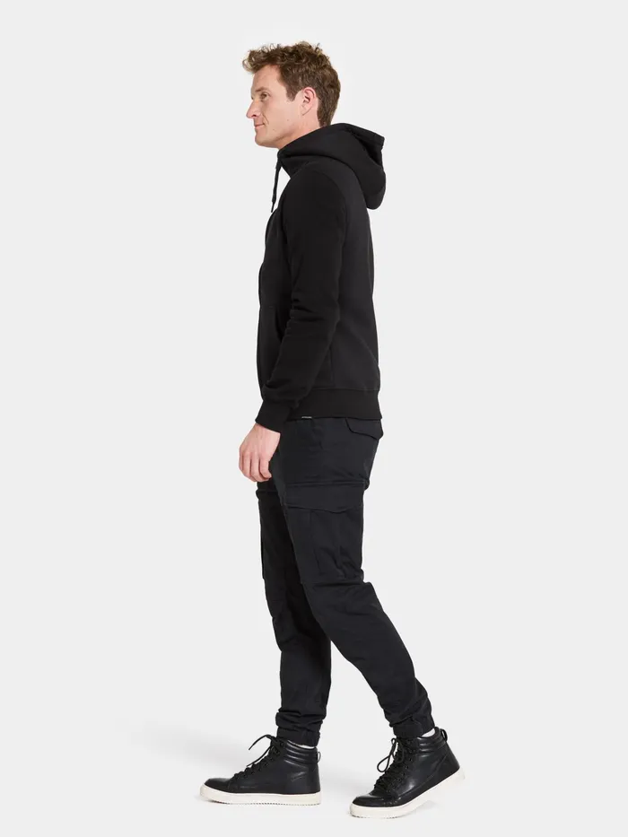 Men Ven FullZip Black Didriksons Hoodies and Sweatshirts