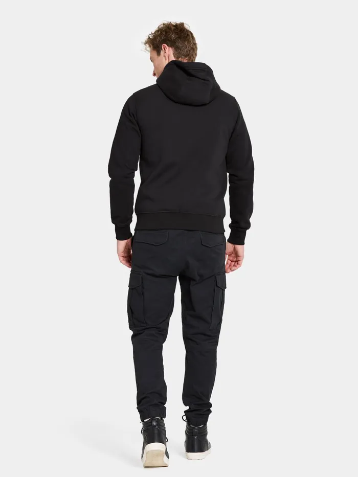 Men Ven FullZip Black Didriksons Hoodies and Sweatshirts