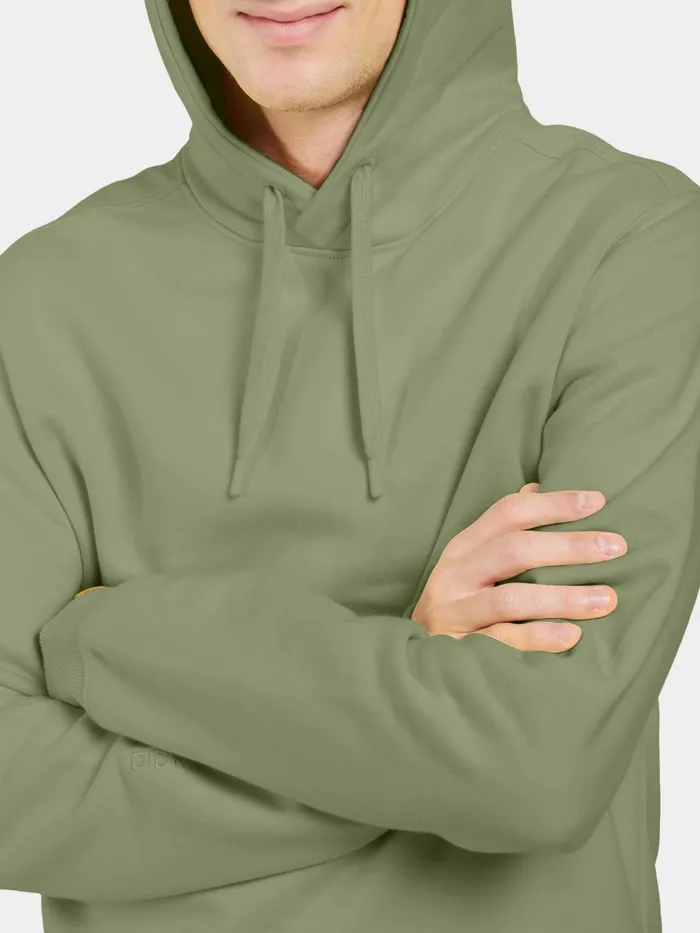 Men Ven Hoodie Landscape Light Moss Didriksons Hoodies and Sweatshirts