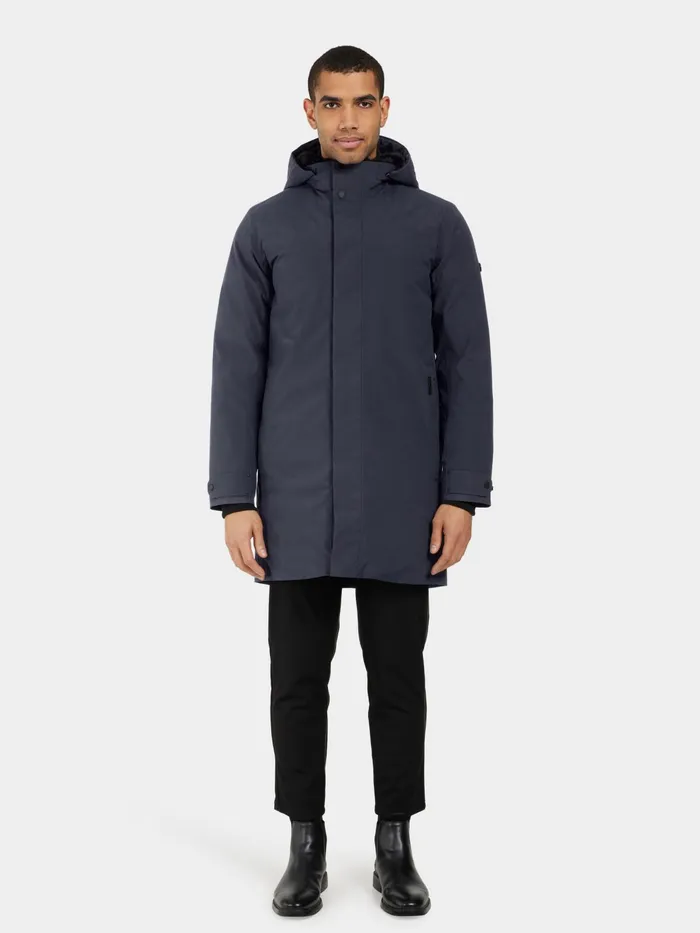 Men Viktor Parka Dark Night Blue Didriksons Autumn Jackets