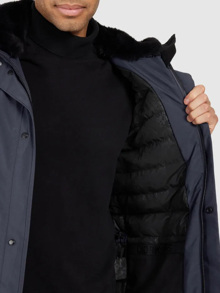 Men Viktor Parka Dark Night Blue Didriksons Autumn Jackets