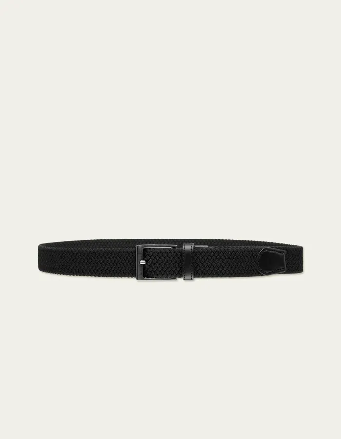 Men Walker Webbing Belt 8211 BlackBlack Les Deux Belts