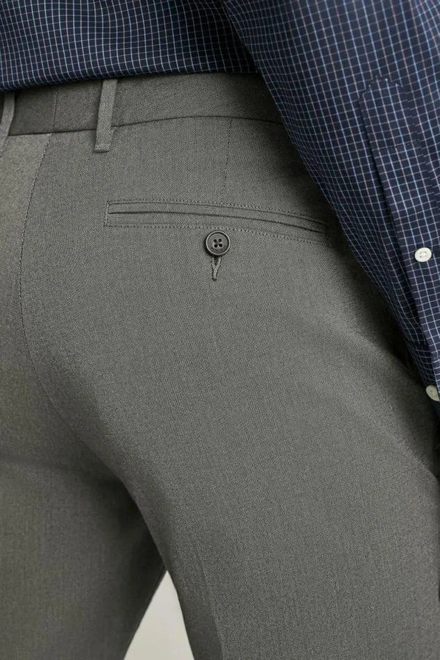 Men Weekday Warrior Dress Pants Tuesday Charcoal Yarn Dye Bonobos Dress Pants