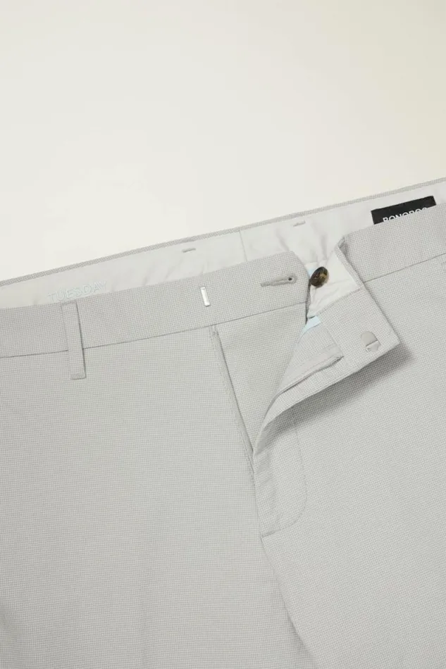 Men Weekday Warrior Dress Pants Tuesday Grey Houndstooth Bonobos Dress Pants
