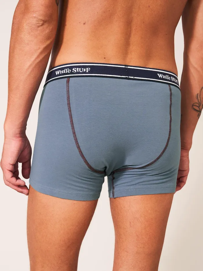 Men White Stuff Accessories 2 Pack Boxers Plain And Stripe