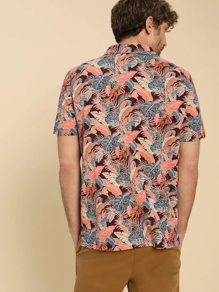 Men White Stuff Clothing Floral Printed Polo Men White Stuff Clothing Floral Printed Polo