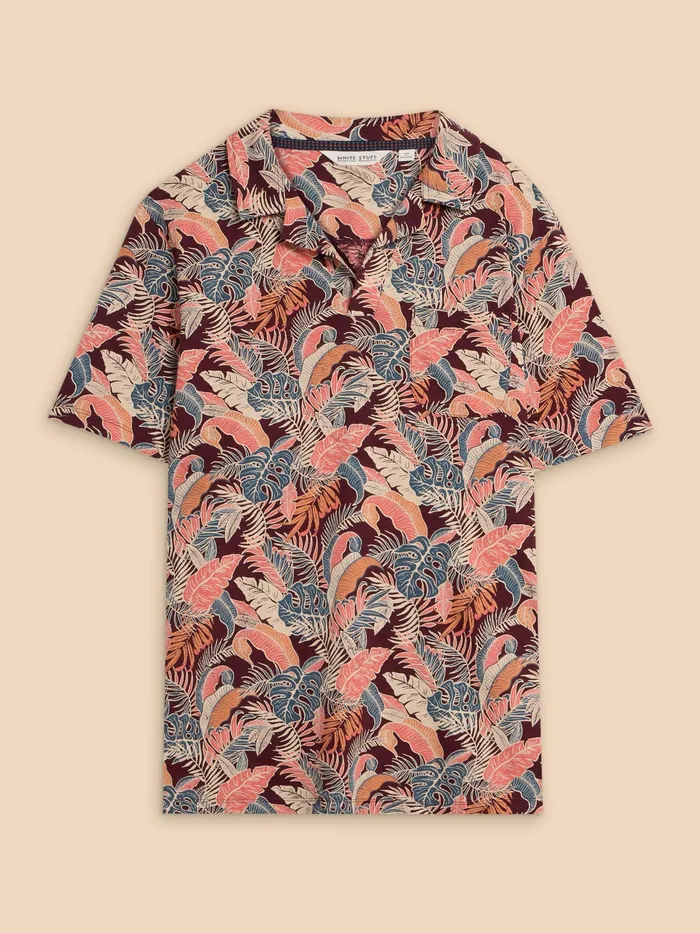 Men White Stuff Clothing Floral Printed Polo Men White Stuff Clothing Floral Printed Polo