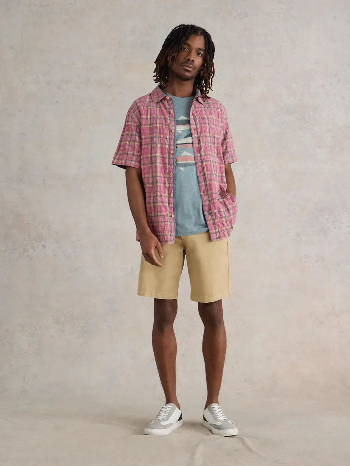 Men White Stuff Clothing Madras Check SS Shirt Men White Stuff Clothing Madras Check SS Shirt