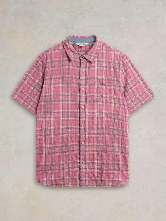 Men White Stuff Clothing Madras Check SS Shirt Men White Stuff Clothing Madras Check SS Shirt