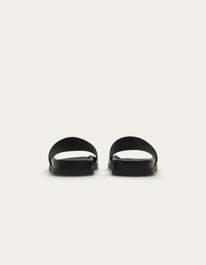 Men Wilbur Leather Sandal 8211 BlackBlack Les Deux Shoes