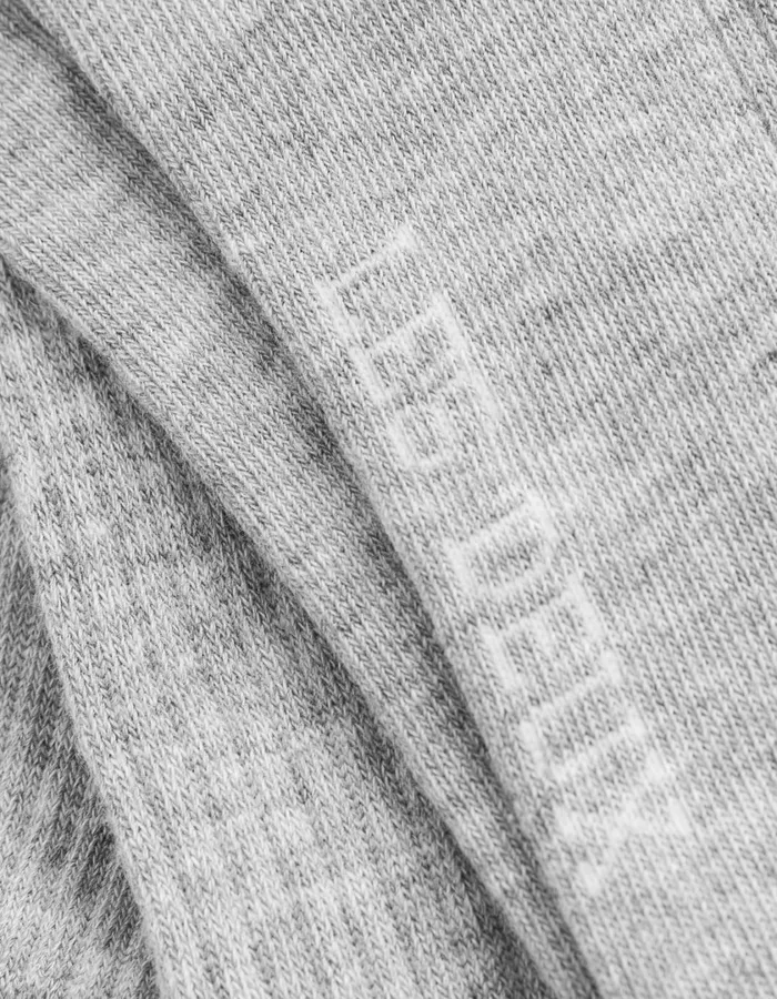 Men William 2Pack Socks 8211 Light Grey MelangeWhite Les Deux Underwear