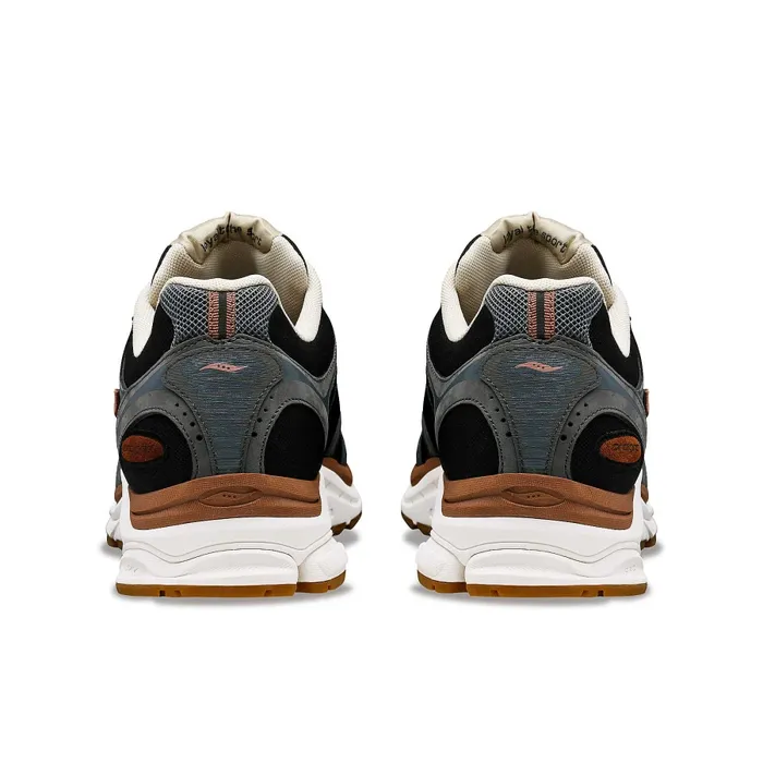 MenWomen Saucony ProGrid Triumph 4 Secure Grey Brown Lifestyle