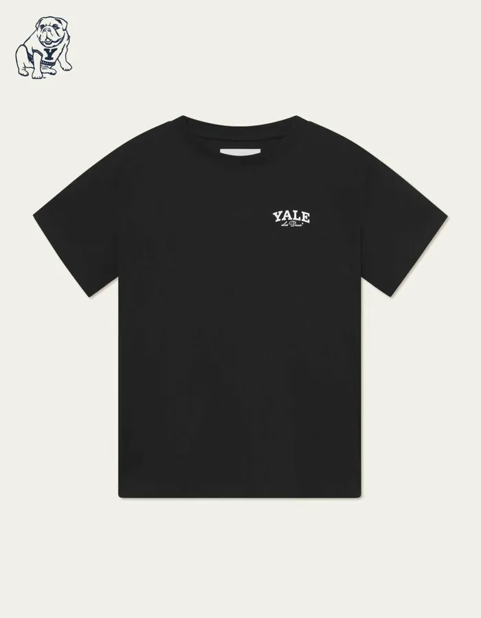 Men Yale Bulldog TShirt 8211 BlackBlack Les Deux Tshirts