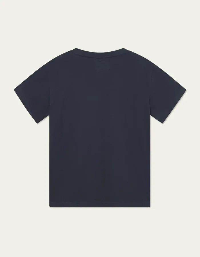 Men Yale Logo TShirt 8211 Dark Navy Les Deux Tshirts