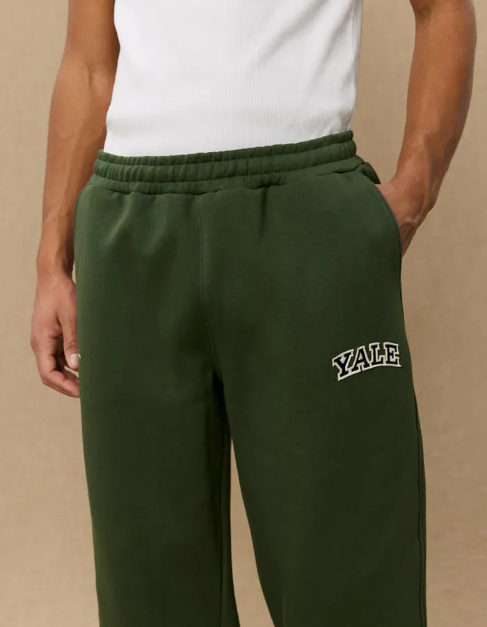 Men Yale Sweatpants 8211 Duffel Bag GreenBlack Les Deux Pants