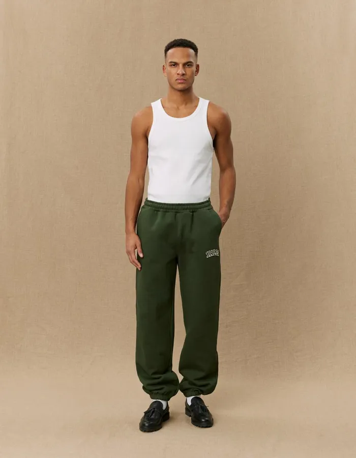 Men Yale Sweatpants 8211 Duffel Bag GreenBlack Les Deux Pants